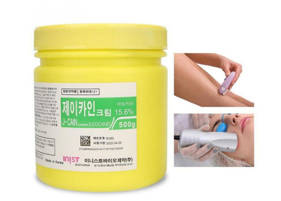 Porcellana Crema intorpidita del tatuaggio permanente di trucco 500g della Corea J-Caino 15,6% fornitore
