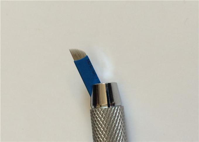 Blu aghi di ricamo permanenti di trucco 3D dei perni da 0,25 millimetri 17 per i tatuaggi 0
