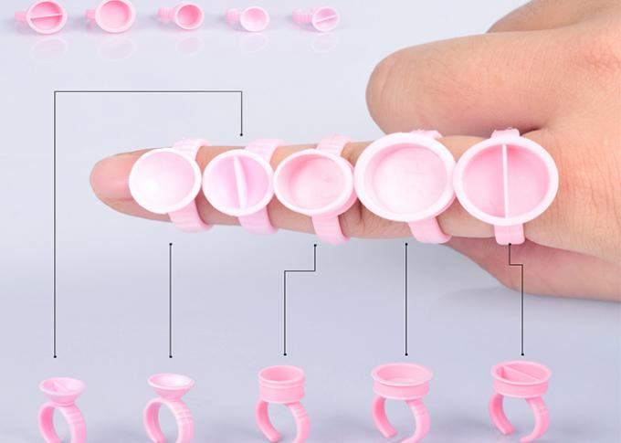 Diametri inchiostro di plastica rosa Ring Tattoo Holer Equipment Supplies 1.2cm/di 1.5cm 2
