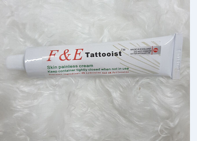 Lidocaina 30G F di 5% & tatuaggio permanente 9,7 x 2.5cm crema anestetici di trucco di E 0
