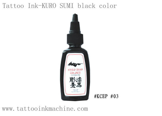Porcellana OEM eterno Kuro Sumi For Tattooing Body dell'inchiostro del tatuaggio di vero colore nero 1OZ fornitore