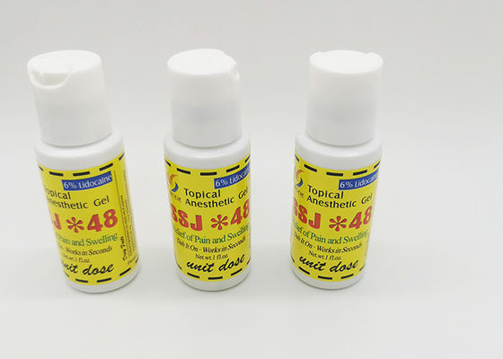 Porcellana SSJ48 Crema anestetica per tatuaggi Sopracciglia Microblading Gel indolore fornitore