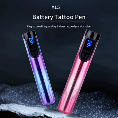 14500mAh Batteria di riserva Potenza Tattoo Wireless Machine con Display LCD e batteria sostitutiva Disegno in alluminio per aerei fornitore