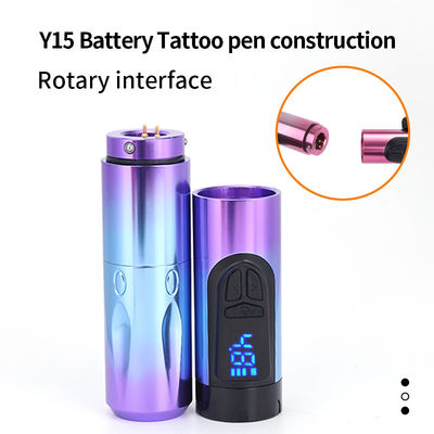 14500mAh Batteria di riserva Potenza Tattoo Wireless Machine con Display LCD e batteria sostitutiva Disegno in alluminio per aerei fornitore
