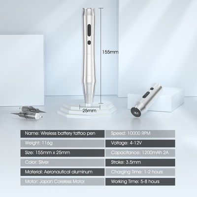 Macchina Dermografo Wireless SPMU Sopracciglia senza fili trucco permanente Cartuccia universale Microblading Machine Tettaio fornitore