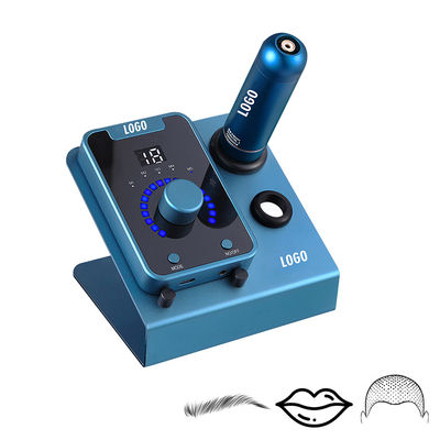 Dispositivo di micropigmentazione del cuoio capelluto SMP con trucco permanente e macchina da tatuaggio a motore svizzero in blu nero fornitore