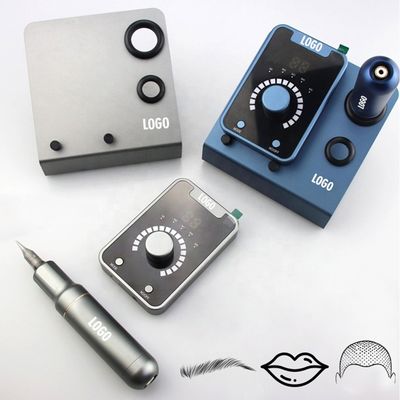 Dispositivo di micropigmentazione del cuoio capelluto SMP con trucco permanente e macchina da tatuaggio a motore svizzero in blu nero fornitore