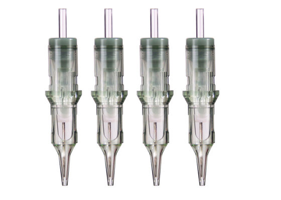 Aghi di trucco semi-permanenti in acciaio inossidabile di colore verde fornitore