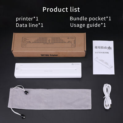 12000mAh Mini Tattoo Stencil Printer Calcolatore Termico Macchinario Wireless Transfer Printer Tattoo Printer Machine fornitore