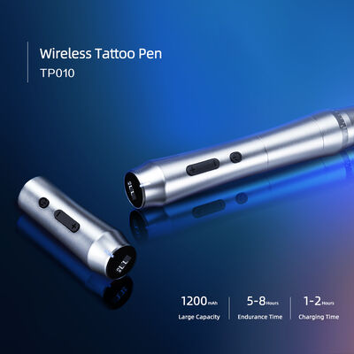 Penna elettrica per tatuaggi senza fili Macchina per trucco permanente senza fili con doppia batteria Pistola per tatuaggi con sopracciglia fornitore