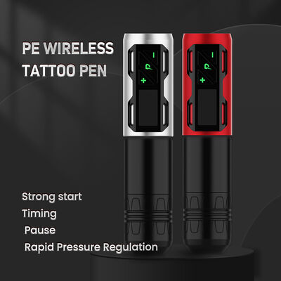 Batteria digitale rotativa senza nucleo pistola tatuatrice penna tatuatrice 1800 Mah macchina tatuatrice senza fili fornitore