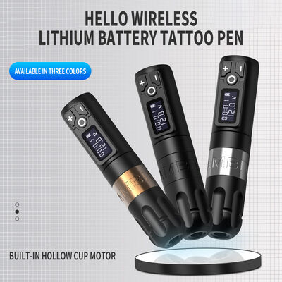 Ambition Soldier Digital Display Electric Tattoo Gun Wireless Machine Rotary Tattoo Pen Machine for Tattoo Artist fornitore