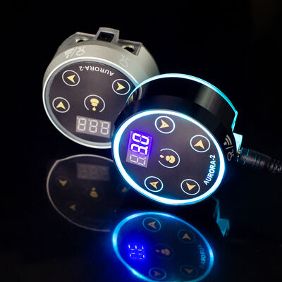 Nuovo aggiornamento all'ingrosso Display LCD digitale Touch Screen Mini Aurora 2 Alimentatore per tatuaggi adatto a tutte le macchinette per tatuaggi fornitore