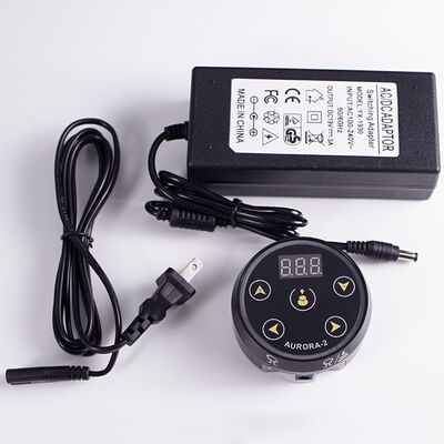 Nuovo aggiornamento all'ingrosso Display LCD digitale Touch Screen Mini Aurora 2 Alimentatore per tatuaggi adatto a tutte le macchinette per tatuaggi fornitore