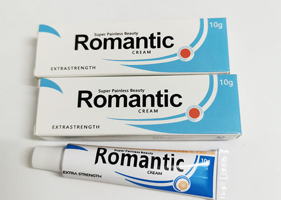 10G Romantic White Color Crema di insensibilizzazione per il tatuaggio delle sopracciglia fornitore