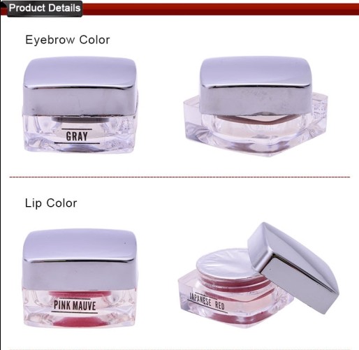 Micro pigmento puro fresco per il sopracciglio/Eyeline/labbro con lustro squisito 0