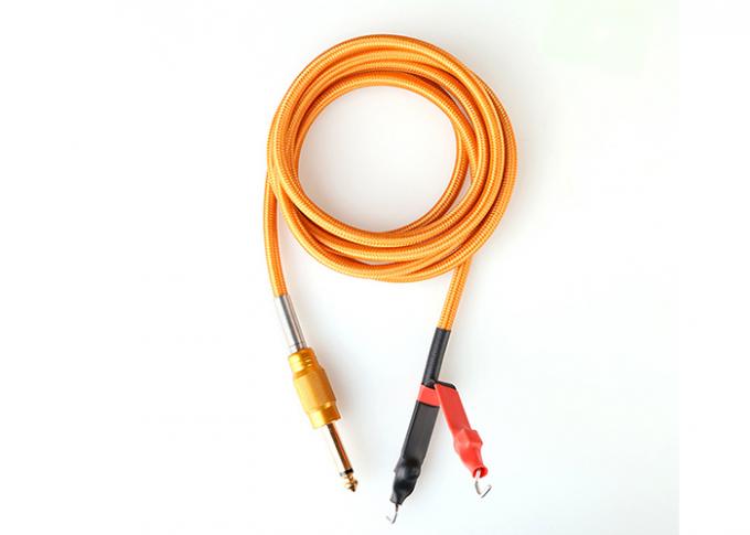 cavo di rame della clip della macchina del tatuaggio della primavera di 1.8M per l'alimentazione elettrica 1