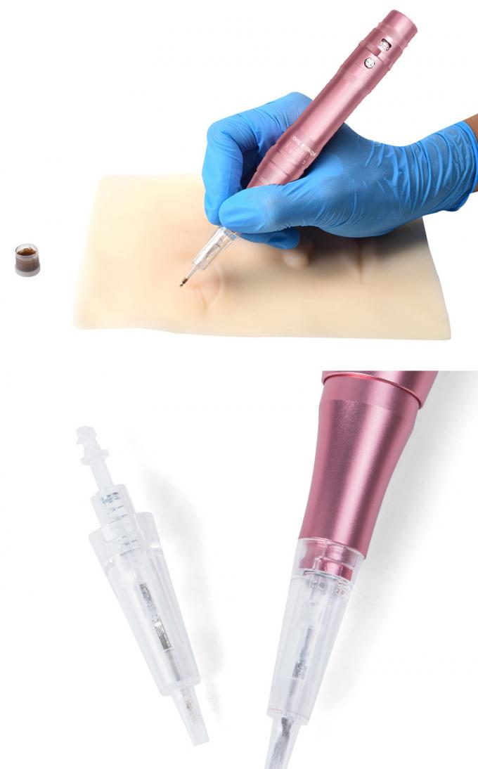 Macchina per tatuaggi di sopracciglia a batteria professionale con protrusione dell'ago da 0-3.5 mm e design wireless 7