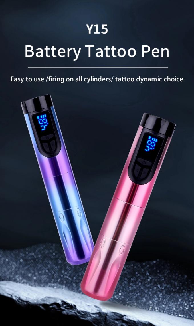 14500mAh Batteria di riserva Potenza Tattoo Wireless Machine con Display LCD e batteria sostitutiva Disegno in alluminio per aerei 0
