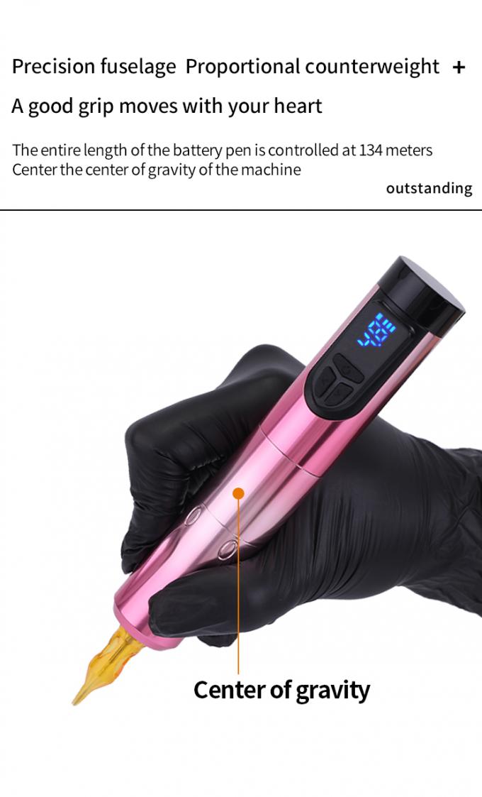 14500mAh Batteria di riserva Potenza Tattoo Wireless Machine con Display LCD e batteria sostitutiva Disegno in alluminio per aerei 1