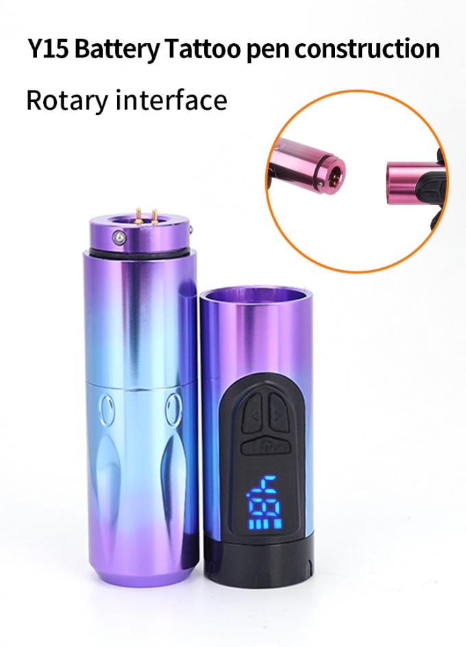 14500mAh Batteria di riserva Potenza Tattoo Wireless Machine con Display LCD e batteria sostitutiva Disegno in alluminio per aerei 4