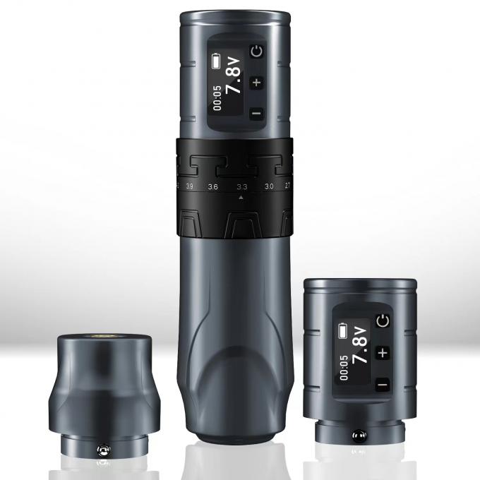 1500mAh Wireless Tattoo Gun INKONE SABER Coreless Tattoo Machine Pen Potente motore a lungo tratto 4,2 mm Aluminio aereo 7