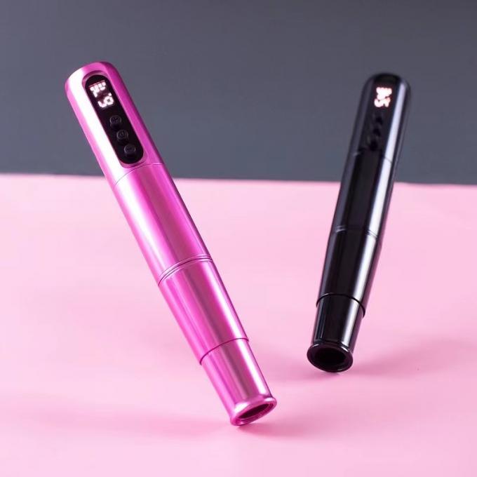Micropigmentazione del cuoio capelluto Sopracciglia Eyeline Lip Rotary Tattoo Cartridges Pen Acciaio inossidabile con alimentazione elettrica a batteria 0