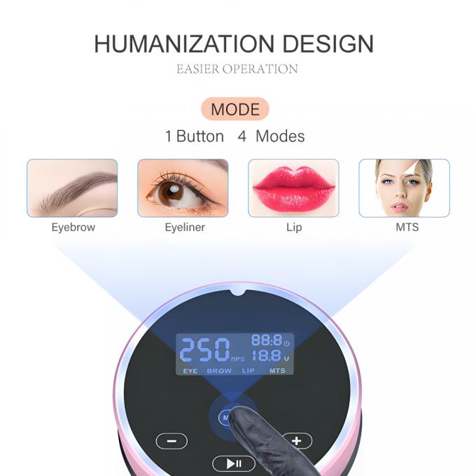 Kit di macchine di microblading digitale professionale con penna rotante permanente per tatuaggi 5