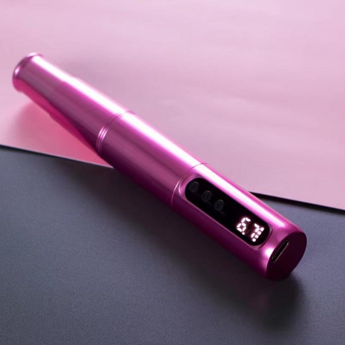 Micropigmentazione del cuoio capelluto Sopracciglia Eyeline Lip Rotary Tattoo Cartridges Pen Acciaio inossidabile con alimentazione elettrica a batteria 8