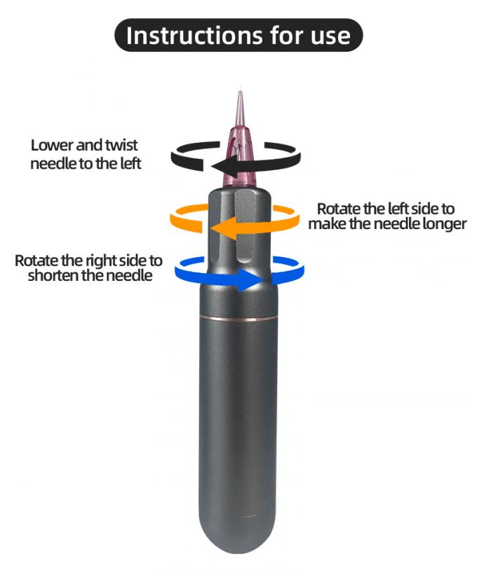 Dispositivo di micropigmentazione del cuoio capelluto SMP con trucco permanente e macchina da tatuaggio a motore svizzero in blu nero 5