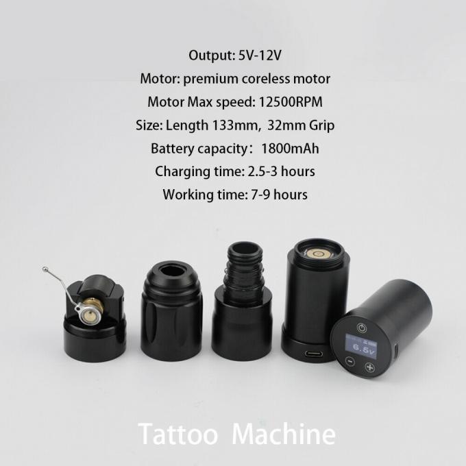 INKONE NARW Marca Digitale LCD Touch Screen Display 1800mAh Batteria Penna Del Tatuaggio Micropigmentazione Macchina Macchina Del Tatuaggio Senza Fili 2