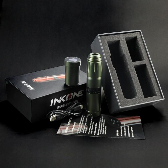 INKONE NARW Marca Digitale LCD Touch Screen Display 1800mAh Batteria Penna Del Tatuaggio Micropigmentazione Macchina Macchina Del Tatuaggio Senza Fili 18