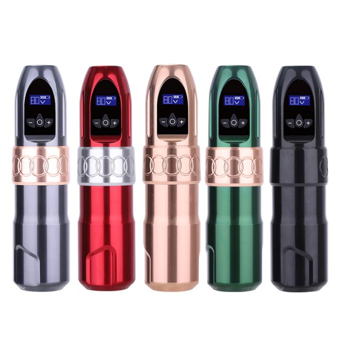 Batteria digitale rotativa senza nucleo pistola tatuatrice penna tatuatrice 1800 Mah macchina tatuatrice senza fili 0