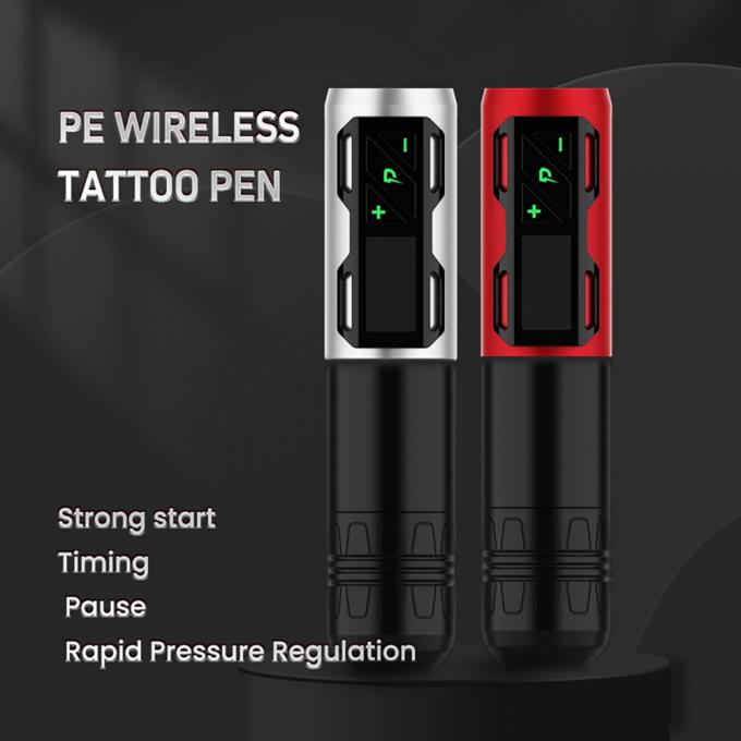 Batteria digitale rotativa senza nucleo pistola tatuatrice penna tatuatrice 1800 Mah macchina tatuatrice senza fili 6
