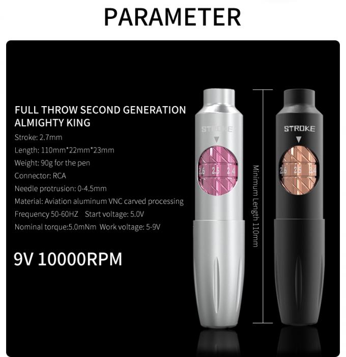 Dermographe Maquillage Digital Wireless Battery Rotary Tattoo Machine Permanent Makeup Tattoo Gun 4