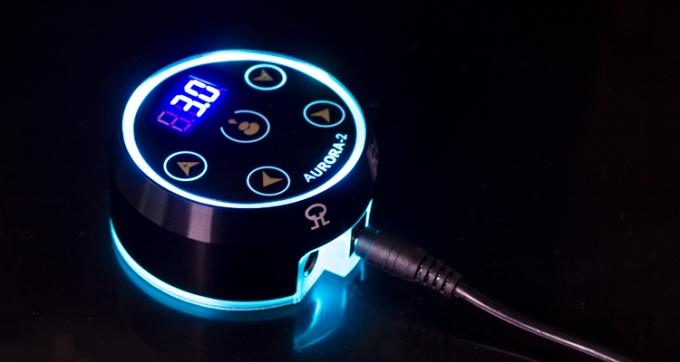 Nuovo aggiornamento all'ingrosso Display LCD digitale Touch Screen Mini Aurora 2 Alimentatore per tatuaggi adatto a tutte le macchinette per tatuaggi 2