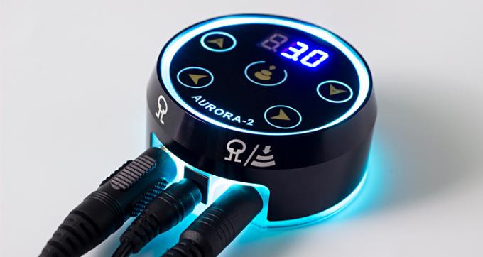 Nuovo aggiornamento all'ingrosso Display LCD digitale Touch Screen Mini Aurora 2 Alimentatore per tatuaggi adatto a tutte le macchinette per tatuaggi 8