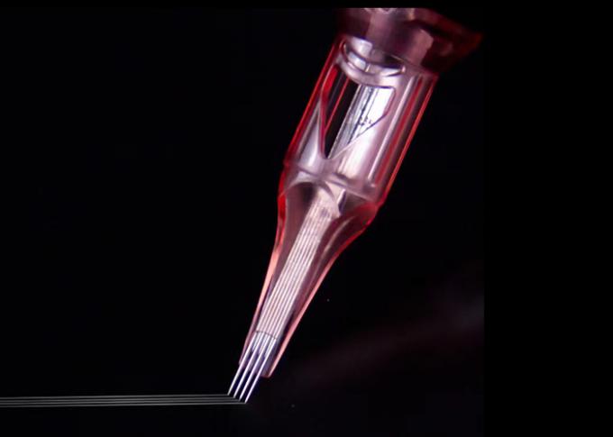 Aghi per il trucco permanente in acciaio inossidabile di colore rosa 2