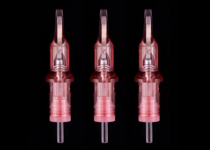 Aghi per il trucco permanente in acciaio inossidabile di colore rosa 1