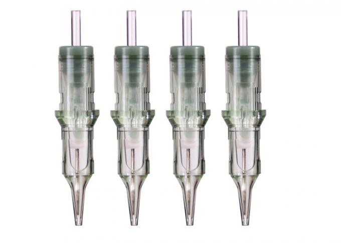 Aghi di trucco semi-permanenti in acciaio inossidabile di colore verde 5