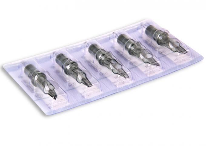 Aghi di trucco semi-permanenti in acciaio inossidabile di colore verde 3